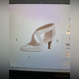 LifeStride Women’s Giovanna Pump Silver size 7, New never worn
